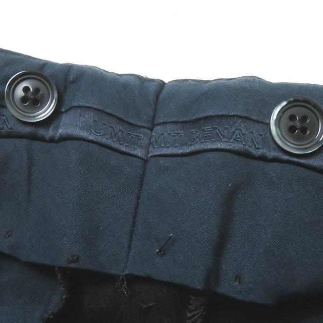 ウミットベナン UMIT BENAN イタリア製 ウール2タックワイドテーパードパンツ CL62 46 ブラック サルエル スラックス ボトムス |  | 02