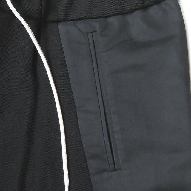 ウミットベナン UMIT BENAN イタリア製 ウールサージサルエルイージーパンツ UB9 315 44 ブラック 切替 テーパード ボトムス |  | 04