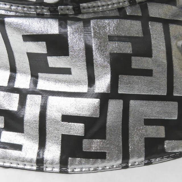 フェンディ ニッキー・ミナージュ FENDI x Nicki Minaj 19AW 別注 イタリア製 FFロゴ ナイロンバケットハット S(57.0cm) メタリックシルバー 帽子 |  | 03