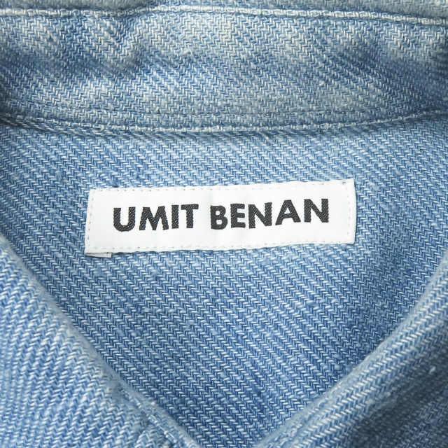 ウミットベナン UMIT BENAN イタリア製 ウエスタンシャツ 44 ブルー 長袖 トップス |  | 03