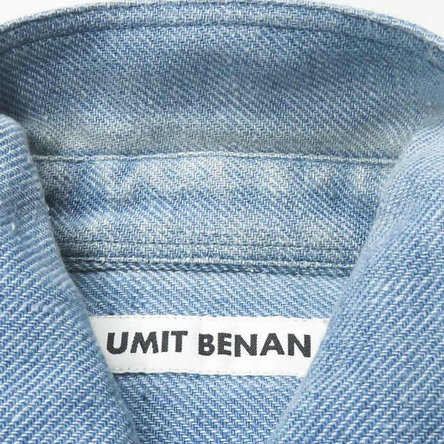 ウミットベナン UMIT BENAN イタリア製 ウエスタンシャツ 44 ブルー 長袖 トップス |  | 07