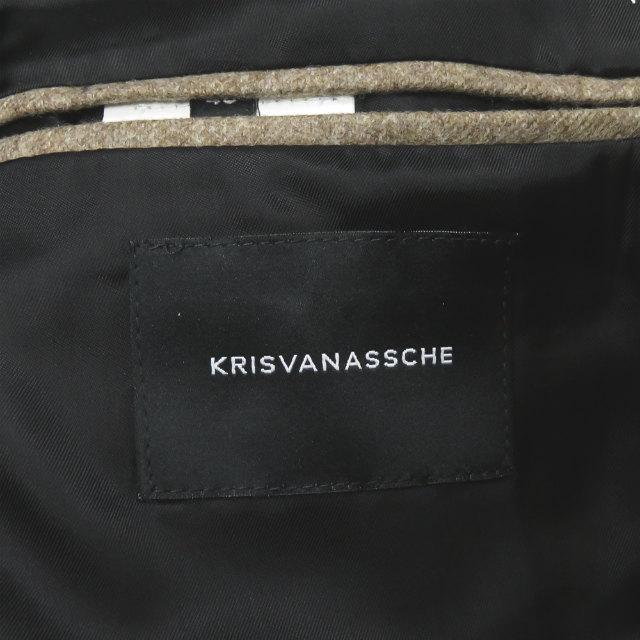 クリスヴァンアッシュ KRIS VAN ASSCHE フランネルウール 2Bテーラードジャケット 142PA307-KV07 48 ベージュ アウター |  | 10