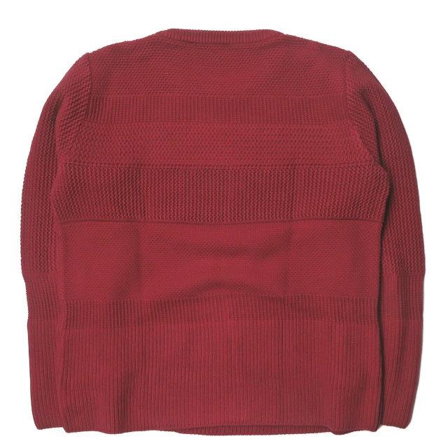 ウミットベナン UMIT BENAN イタリア製 ミックスゲージ コットンクルーネックニット S ワイン セーター 長袖 プルオーバー トップス |  | 01