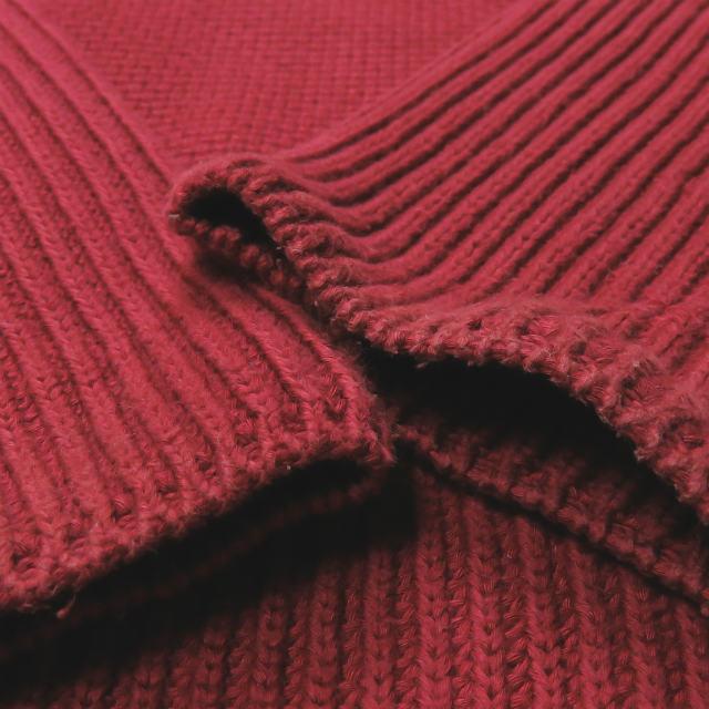 ウミットベナン UMIT BENAN イタリア製 ミックスゲージ コットンクルーネックニット S ワイン セーター 長袖 プルオーバー トップス |  | 06