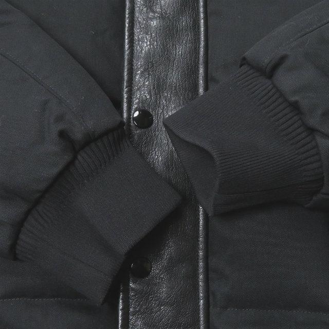 サンローランパリ SAINT LAURENT PARIS イタリア製 13AW レザー切り替え ナイロンフードダウンジャケット 326056 Y819B 48 ブラック UP53 2013 00652 |  | 11