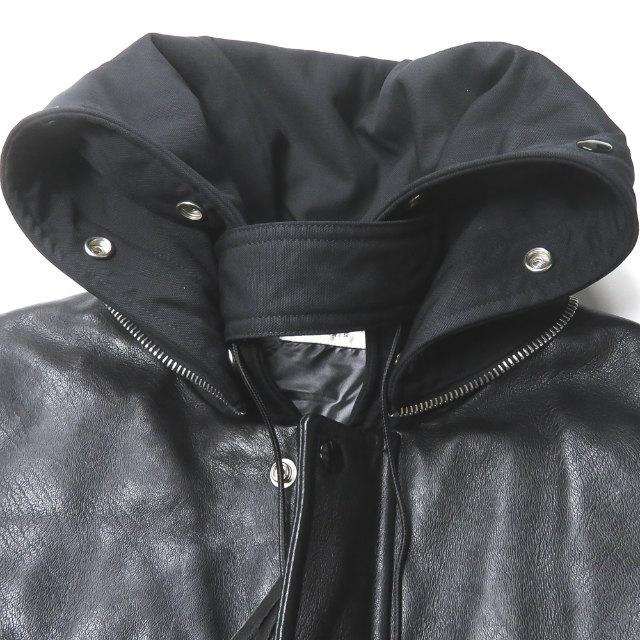 極美品 サンローランパリ ヴァカレロ期 2way コーティング 光沢 ジャケット サンローランパリ SAINT LAURENT PARIS イタリア製 13AW レザー