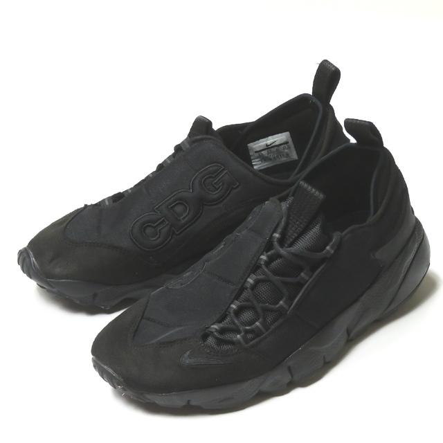 ブラックコムデギャルソン ナイキ BLACK COMME des GARCONS x NIKE 別注 AIR FOOTSCAPE NM/CDG エア フットスケープ BV0075-001 US9.5(27.5cm) ブラック | 