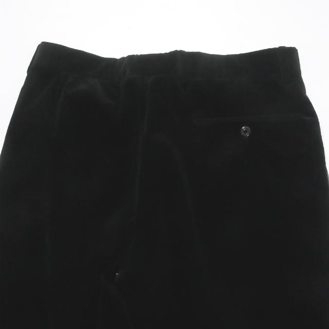 エルメス HERMES イタリア製 レザーパイピング コーデュロイパンツ 09523.002 42 ブラック セリエボタン トラウザーズ ボトムス |  | 07