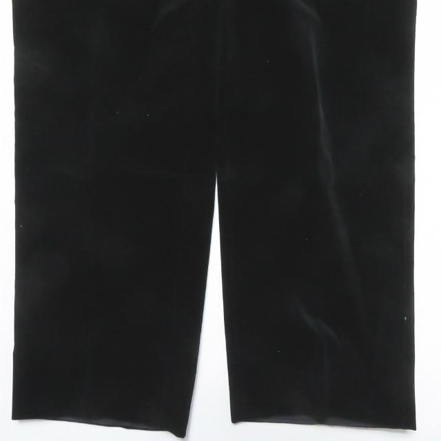 エルメス HERMES イタリア製 レザーパイピング コーデュロイパンツ 09523.002 42 ブラック セリエボタン トラウザーズ ボトムス |  | 09