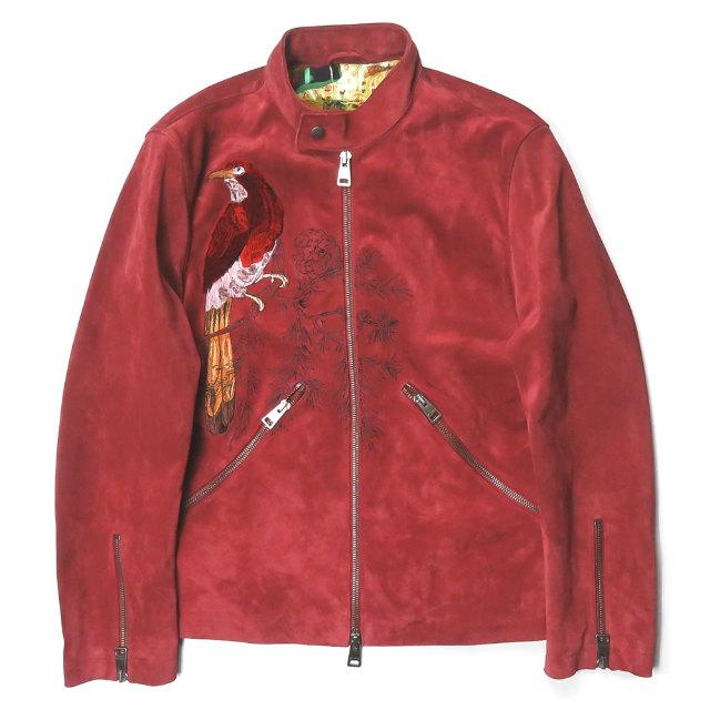 人気新品 エトロ ワインレッドのベロアジャケットです テーラード