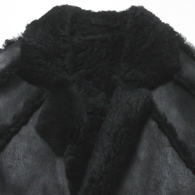 ETRO エトロ 19AW イタリア製 リアルムートン チェスターフィールドコート 192-1L916-9590 46 ブラック アウター mm9477 |  | 03