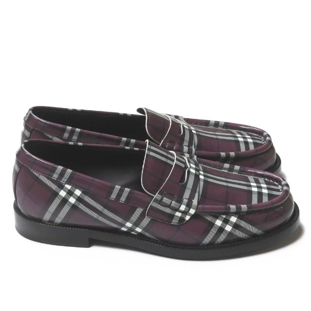 SALE／80%OFF】 Burberry × gosha rubchinskiy チェック ローファー