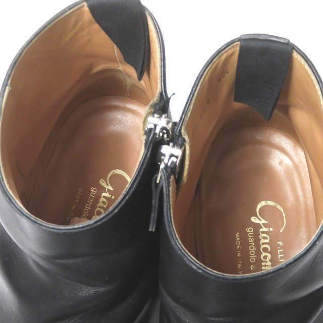 F.LLI Giacometti フラテッリジャコメッティ CHATEAUBRIAND Zip Up Boots サイドジップブーツ FG469 40.5(25.5cm) ブラック mm9623 |  | 08