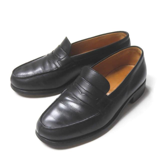 J.M.WESTON ジェイエムウエストン 180 SIGNATURE LOAFER ボックスカーフ シグネチャーローファー 4  1/2(24.5cm) ブラック 革靴 mm9676 : mm9676 : LOOPヤフーショッピング店 - 通販 - Yahoo!ショッピング