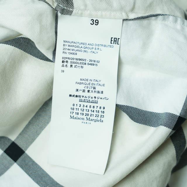 美品 マルタン マルジェラ メゾンマルジェラ 10 オーバーサイズ シャツ Maison Margiela】メゾンマルジェラ『10 オーバーサイズ