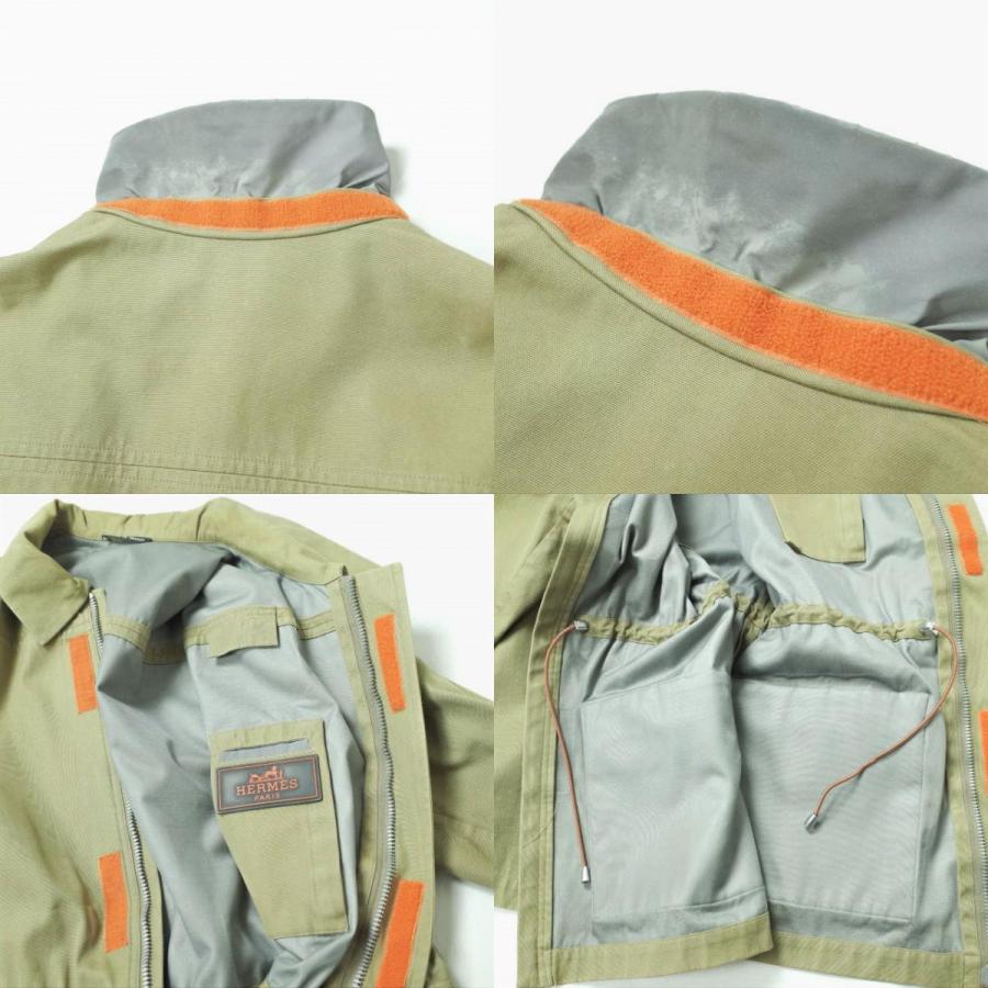 HERMES エルメス フランス製 00's オックスコットン ミリタリージャケット S KHAKI ヴィンテージ オールド ラバータグ アウター mm9767 |  | 07