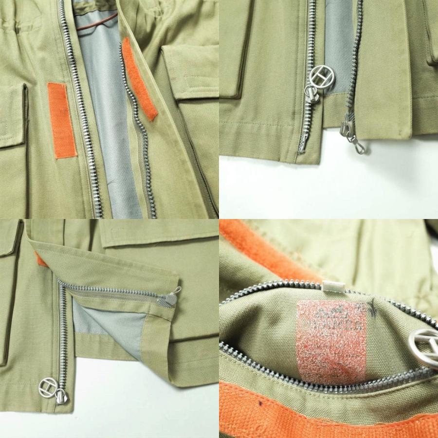 HERMES エルメス フランス製 00's オックスコットン ミリタリージャケット S KHAKI ヴィンテージ オールド ラバータグ アウター mm9767 |  | 08