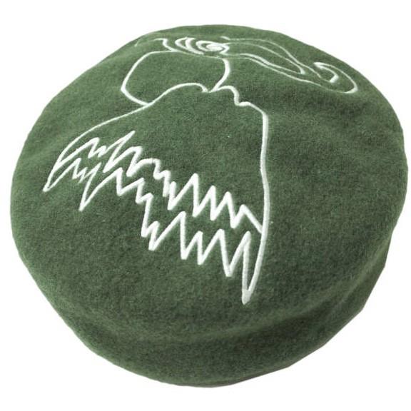 KENZO by NIGO ケンゾー バイ ニゴー 22AW Souvenir Woollen Beret スーベニアウールベレー帽 PFC65AC912F34.51 ONE SIZE グリーン mm9791 | 