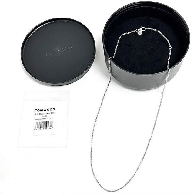 TOM WOOD トムウッド Rolo Chain 1.8mm 24.5inch ロロチェーンネックレス 100920 SILVER シルバー925 アクセサリー mm9820 | 