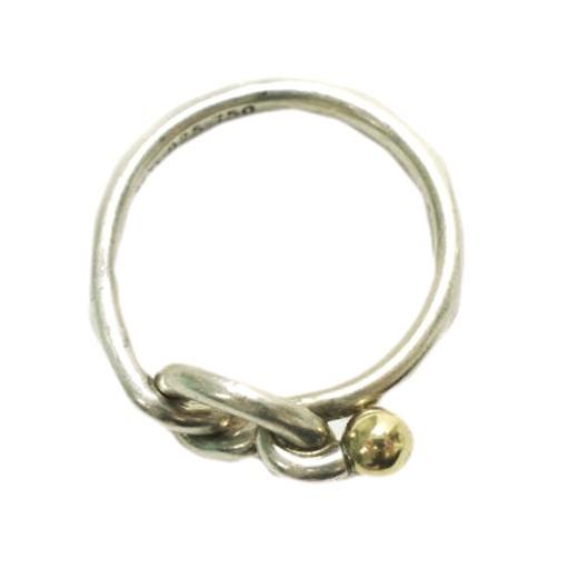 TIFFANY＆Co. ティファニー ラブノットリング 925 750 13号 SILVER/GOLD 指輪 アクセサリー mm9821 |  | 01