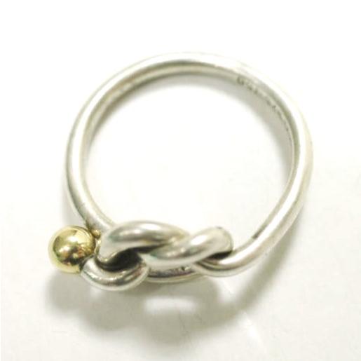 TIFFANY＆Co. ティファニー ラブノットリング 925 750 13号 SILVER/GOLD 指輪 アクセサリー mm9821 |  | 03