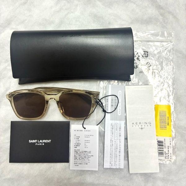 新品 SAINT LAURENT サンローラン SL 457 004 スクエアシェイプ サングラス YELLOW CLEAR/BROWN 53□20-145 ユニセックス 眼鏡 メガネ |  | 02