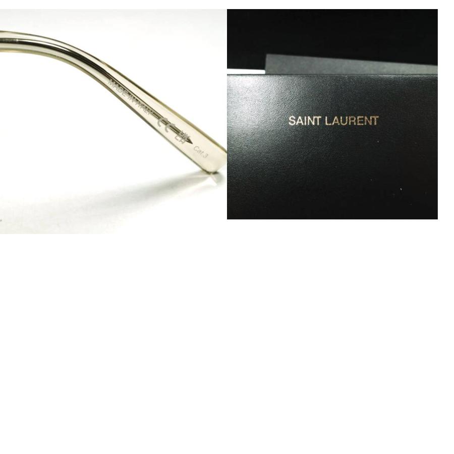 新品 SAINT LAURENT サンローラン SL 457 004 スクエアシェイプ サングラス YELLOW CLEAR/BROWN 53□20-145 ユニセックス 眼鏡 メガネ |  | 09