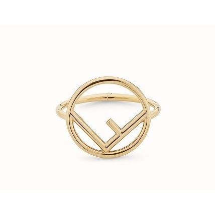 新品 FENDI フェンディ 18SS イタリア製 BRACCIALE LOGO METALLO SP ORO SOFT ゴールドカラー ロゴブレスレット 8AG733B08F0CFK rr170 | 