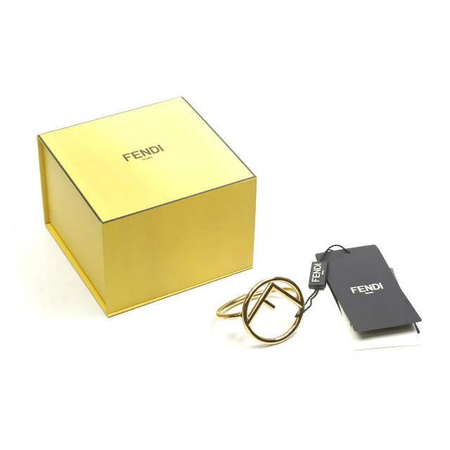 新品 FENDI フェンディ 18SS イタリア製 BRACCIALE LOGO METALLO SP ORO SOFT ゴールドカラー ロゴブレスレット 8AG733B08F0CFK rr170 |  | 01