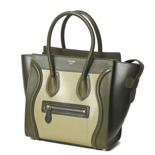 CELINE セリーヌ ラゲージ マイクロショッパー U-AT-0114/U-MM-0124 Luggage Micro ハンドバッグ スムースカーフ カバン | 