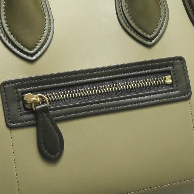 CELINE セリーヌ ラゲージ マイクロショッパー U-AT-0114/U-MM-0124 Luggage Micro ハンドバッグ スムースカーフ カバン |  | 02