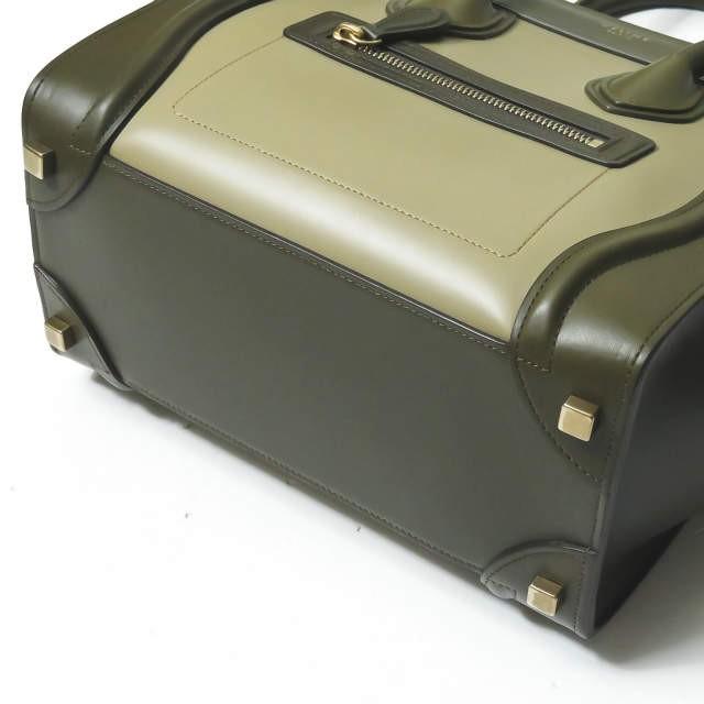 CELINE セリーヌ ラゲージ マイクロショッパー U-AT-0114/U-MM-0124 Luggage Micro ハンドバッグ スムースカーフ カバン |  | 03