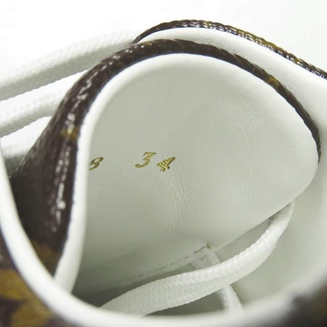 ルイ・ヴィトン LOUIS VUITTON 18AW イタリア製 BLACK HEART SNEAKER ブラックハートスニーカー 34 カカオ 340N モノグラム ライン ローカット シューズ |  | 12