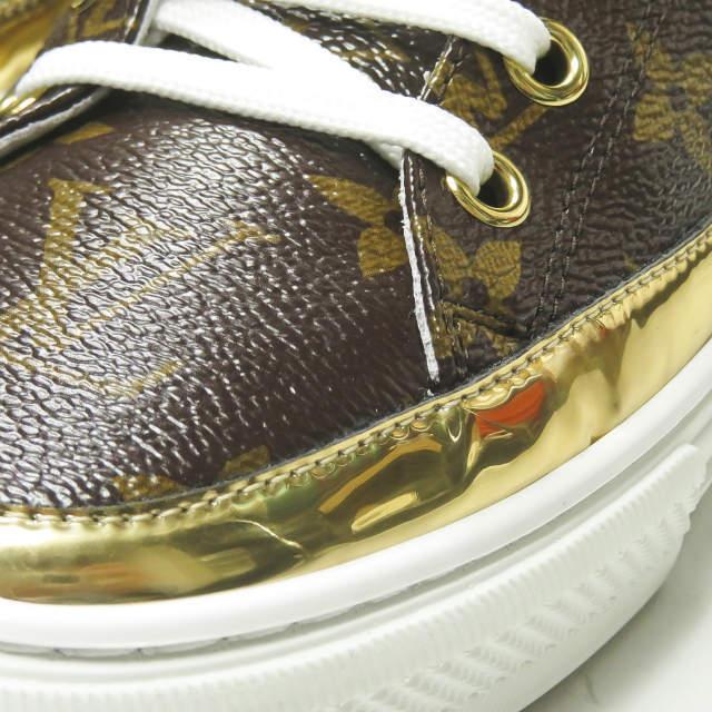 新品 LOUIS VUITTON ルイヴィトン STELLA SNEAKER BOOT ステラーラインスニーカー 34 1/2(22cm) モノグラム サイドジップ ハイカット rr181 |  | 05