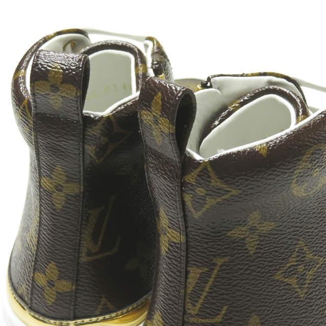 新品 LOUIS VUITTON ルイヴィトン STELLA SNEAKER BOOT ステラーラインスニーカー 34 1/2(22cm) モノグラム サイドジップ ハイカット rr181 |  | 09