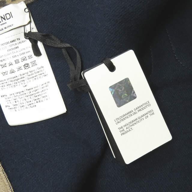 フェンディ FENDI イタリア製 SCARF 32x215 WOVEN WITH FUR TOBACCO FFロゴ シープボア モノグラムマフラー ブラウン FILA フィラ スカーフ FENDI MANIA |  | 08