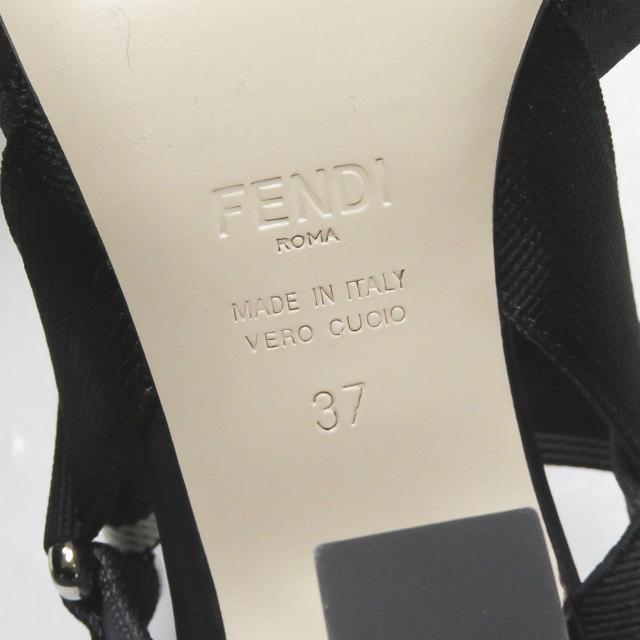 フェンディ FENDI イタリア製 スリングバックシューズ 37(24cm