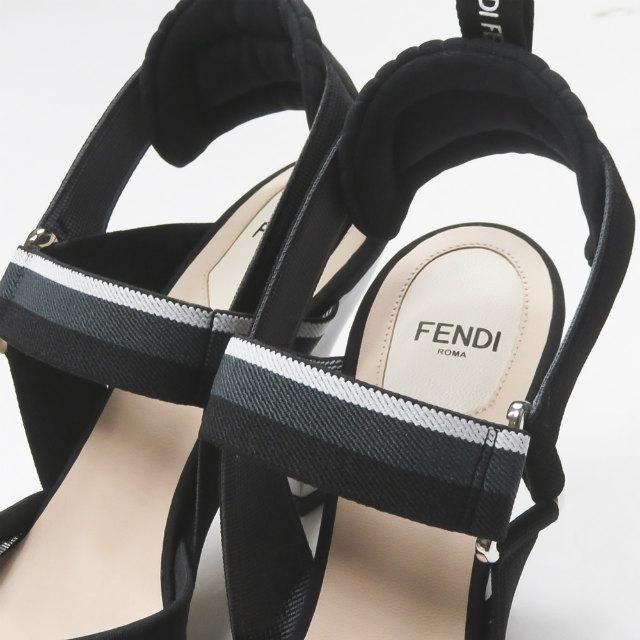 フェンディ FENDI イタリア製 スリングバックシューズ 37(24cm