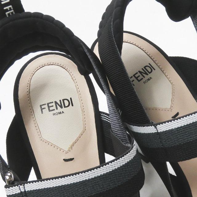 フェンディ FENDI イタリア製 スリングバックシューズ 37(24cm