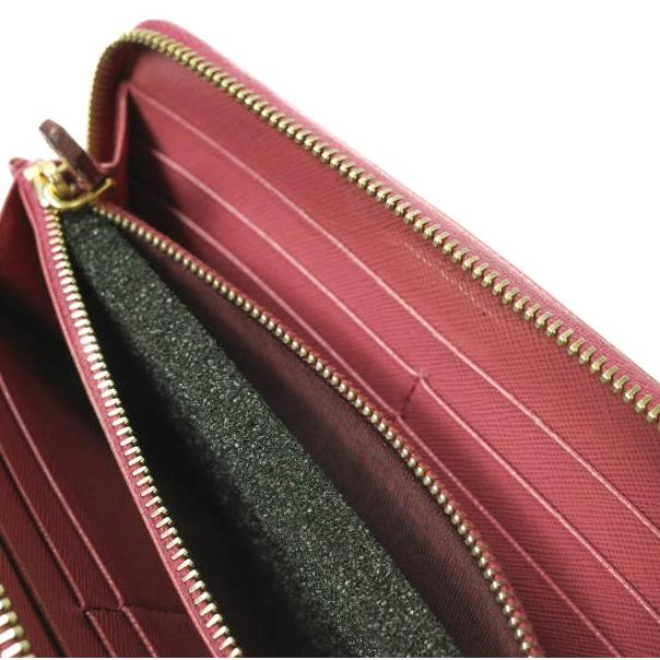 PRADA プラダ サフィアーノレザー ジップアラウンド ロングウォレット ピンク ラウンドファスナー 長財布 rr194 |  | 07