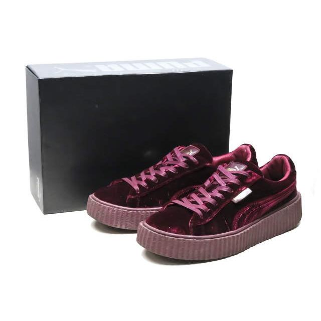 Fenty Puma By Rihanna Creeper Velvet クリーパー ベルベット 02 Us Wn S10 5 27cm パープル ベロア スニーカー S Loopヤフーショッピング店 通販 Yahoo ショッピング