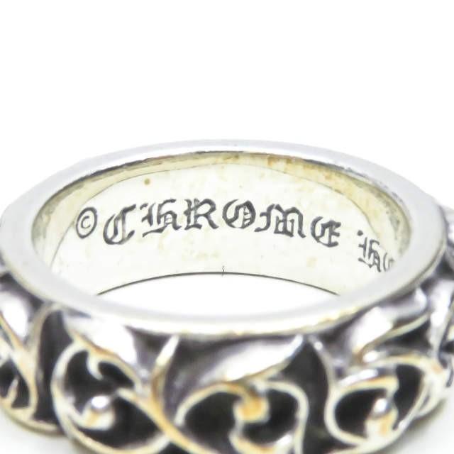 クロムハーツ CHROME HEARTS ETERNITY VINE BAND エタニティバインバンドリング 17号 シルバー 指輪 アクセサリー |  | 02
