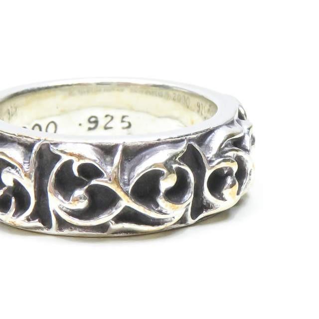 クロムハーツ CHROME HEARTS ETERNITY VINE BAND エタニティバインバンドリング 17号 シルバー 指輪 アクセサリー |  | 04