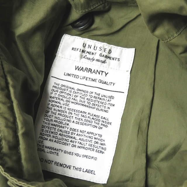UNUSED アンユーズド 日本製 M-65 JACKET ミリタリージャケット UNUSED アンユーズド 日本製 M-65 JACKET ミリタリージャケット