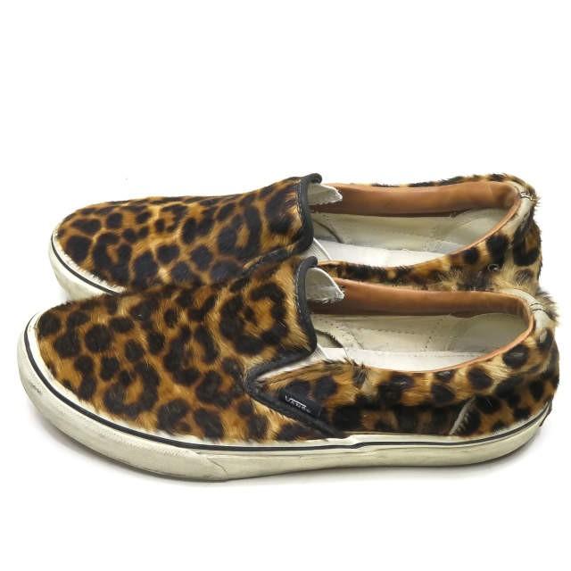 VANS バンズ ハラコレオパードスリッポン V98CL CBP US9.5(27.5
