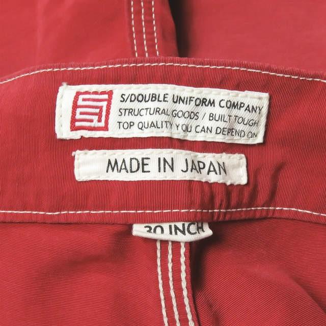 S/DOUBLE エスダブル 日本製 コットンナイロンサーフショーツ 1140709 30 レッド ショートパンツ スイム ボトムス |  | 02