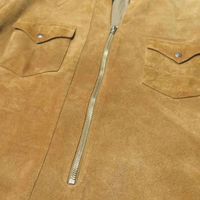 UNUSED アンユーズド 15AW Suede Pullover Western Shirts UNUSED アンユーズド 15AW Suede Pullover Western Shirts
