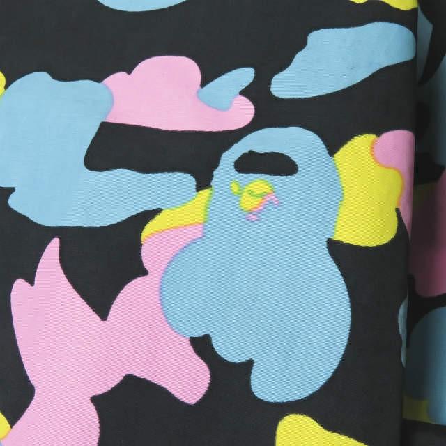 アベイシングエイプ A BATHING APE 日本製 マルチカモ リバーシブルナイロンスウィングトップ TALL ピンク/ブラック ジップブルゾン サルカモ |  | 05