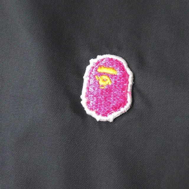アベイシングエイプ A BATHING APE 日本製 マルチカモ リバーシブルナイロンスウィングトップ TALL ピンク/ブラック ジップブルゾン サルカモ |  | 09
