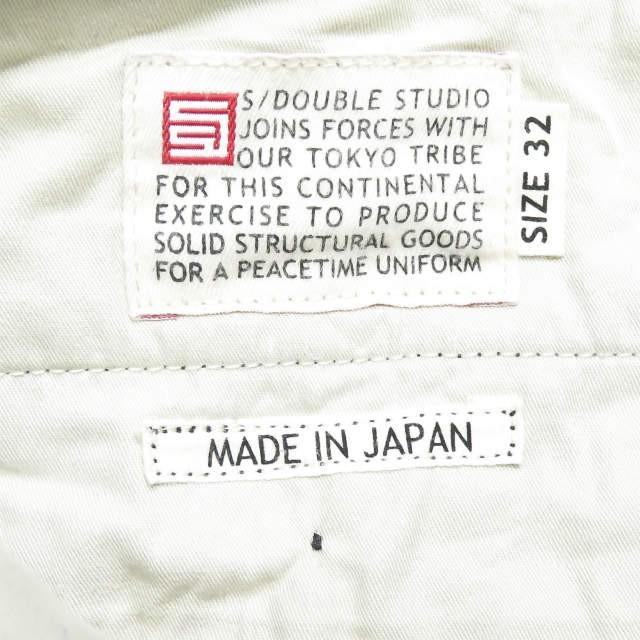 エスダブル S/DOUBLE 日本製 コットンツイルワークパンツ 32 ネイビー チノ トラウザー STUSSY ステューシー ボトムス |  | 02